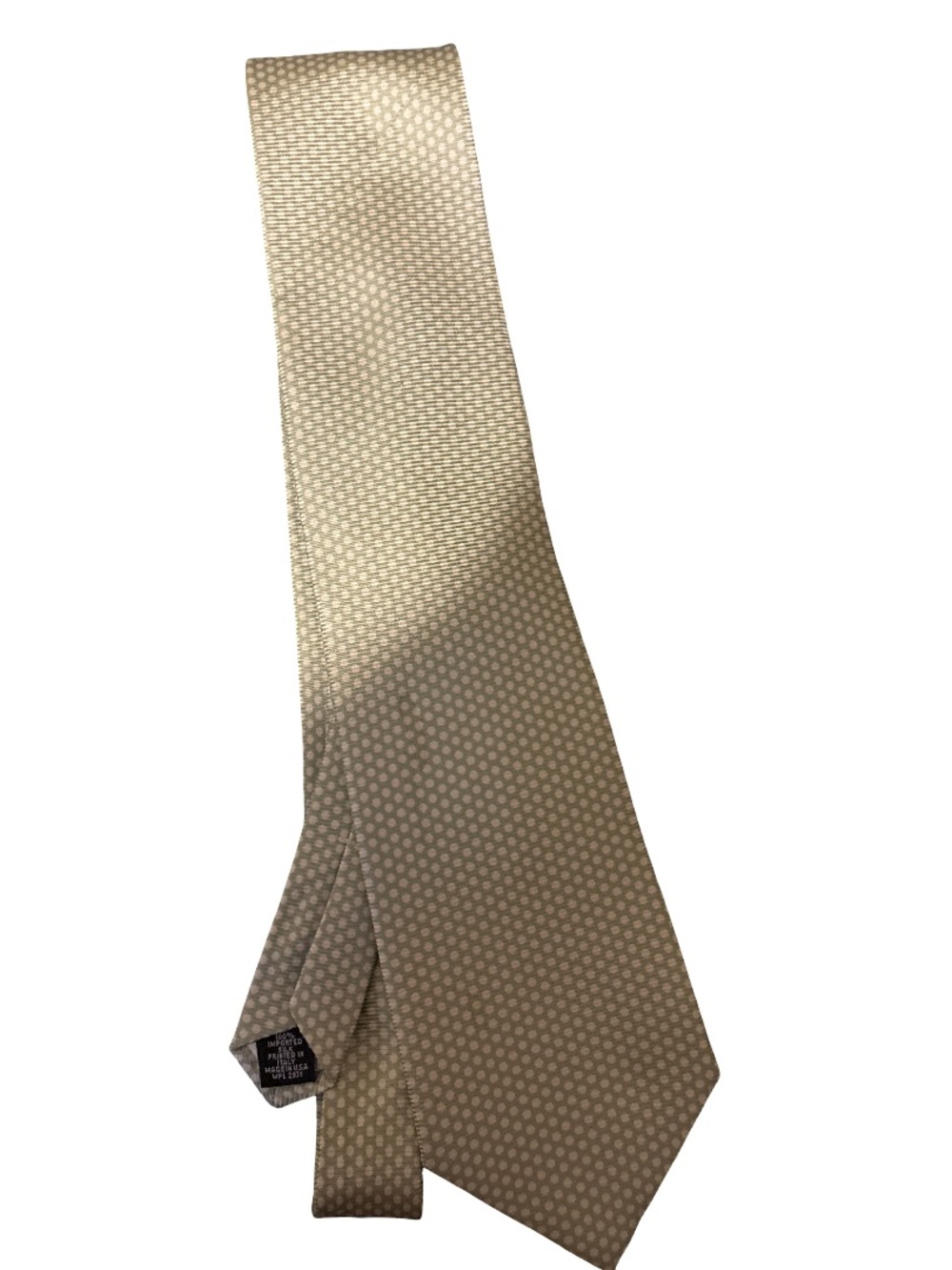 Zylos by George Machado Green Polka Dot Men's Tie